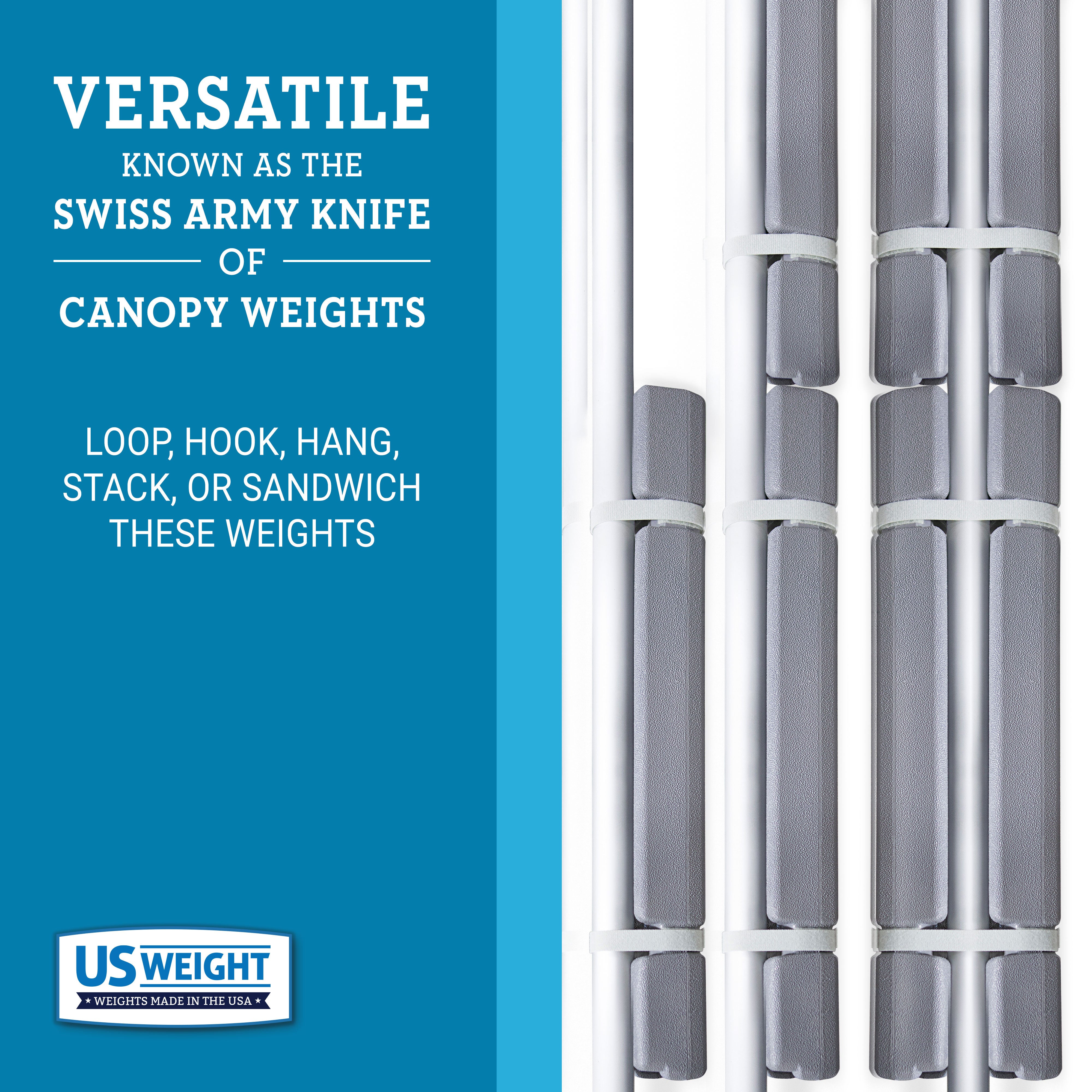 Ingot Set of 4, 15 lb Weights  (Grey)