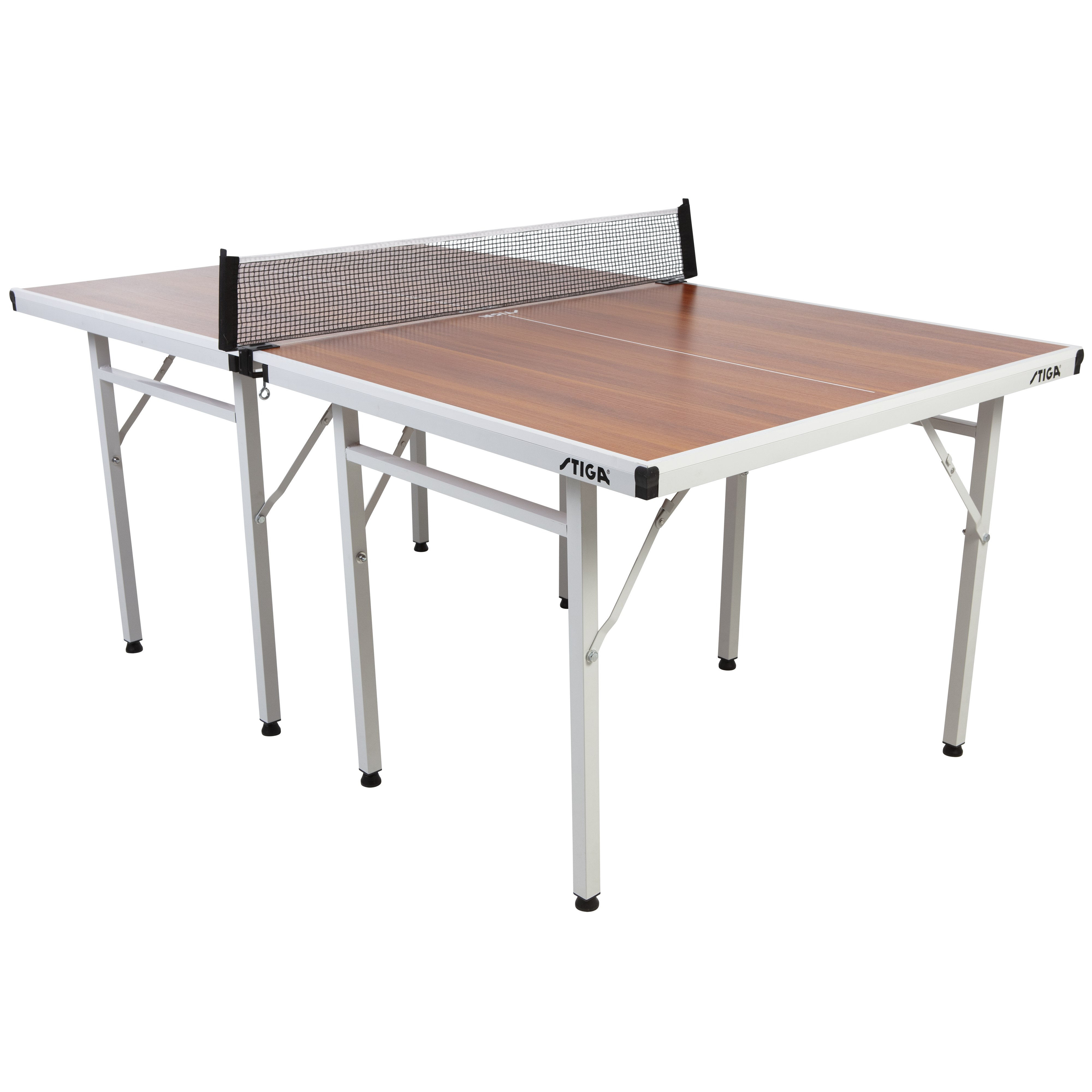 Space Saver Table Tennis Table 71" L X 40.5" W X 30" H, Woodgrain