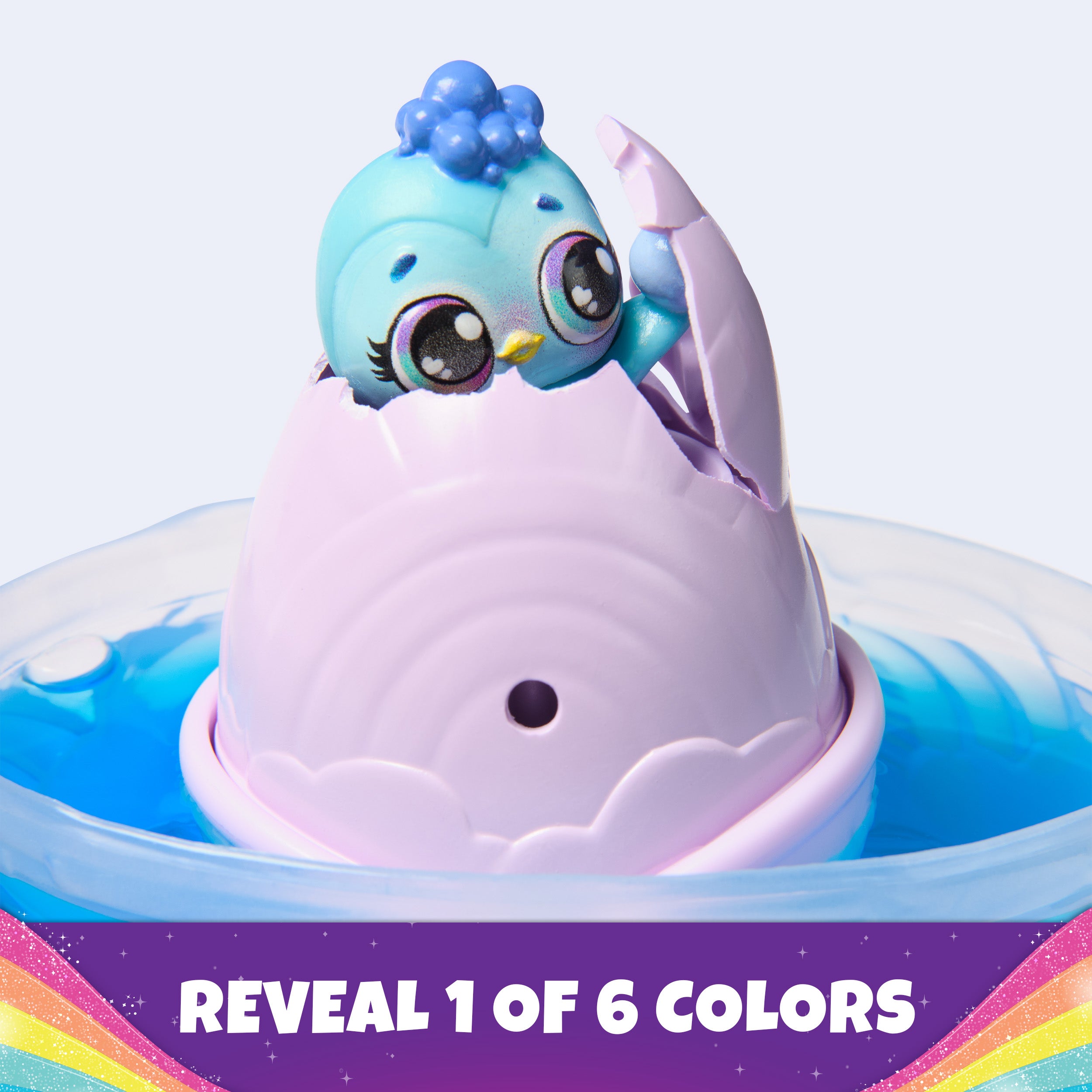 Hatchimals Alive, Rainbow Splash 1-Pack Blind Box Surprise Toy Style May Vary, Color Reveal Egg, Kids Toys for Girls & Boys Ages 3+