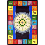 Signs of the Time 7'8" x 10'9" area rug in color Multi