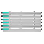30 in. Aluminum Hanging Clamps (6 Pack)