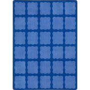 Simply Squares 10'9" x 13'2" area rug in color Multi