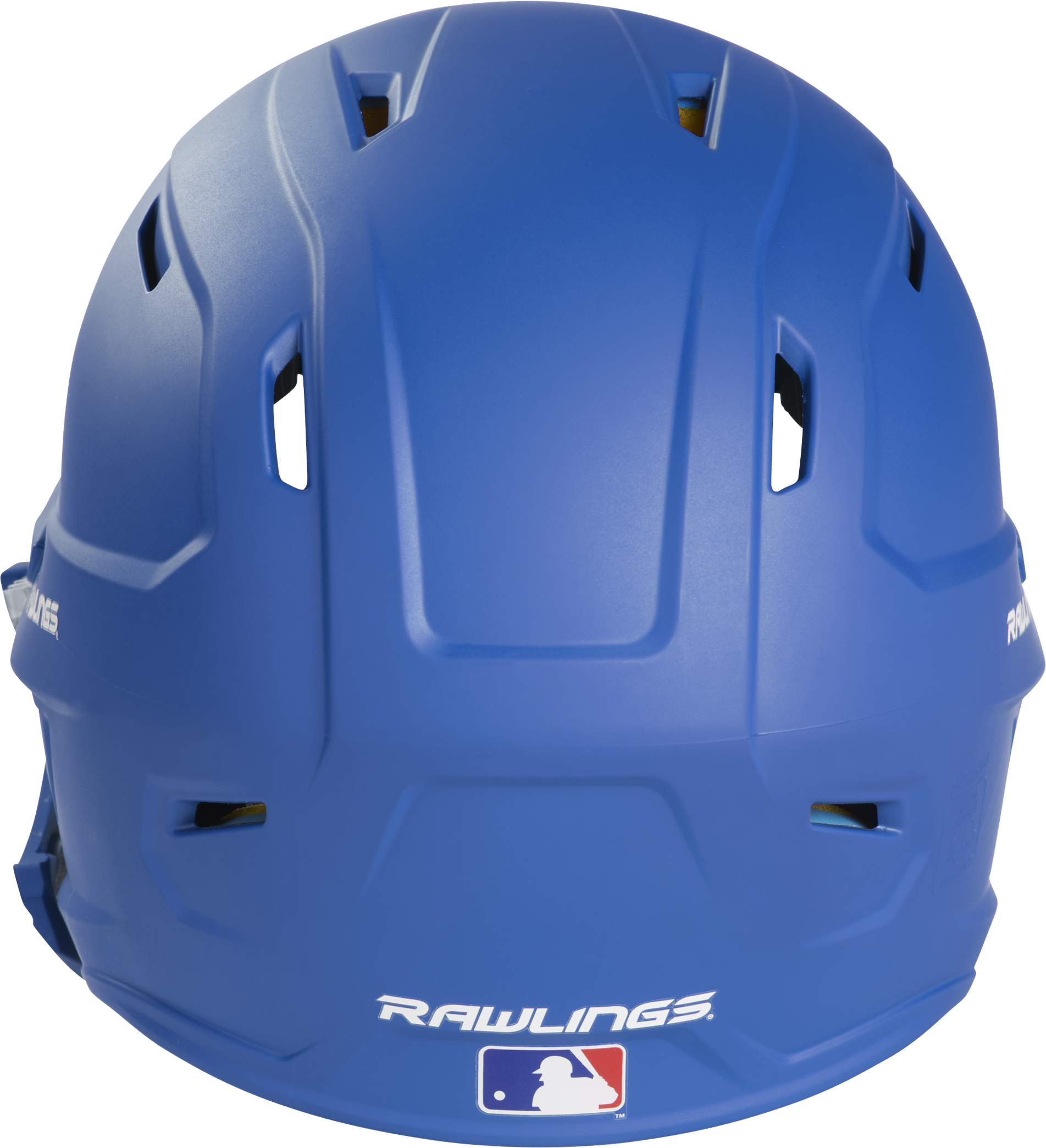 Rawlings Mach Adjust With Rhb Extension Matte Senior Batting Helmet - Royal