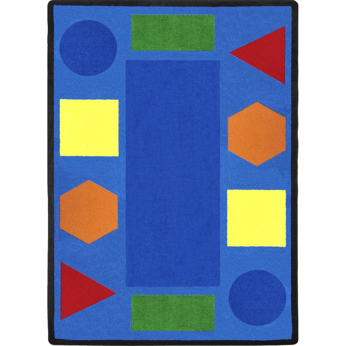 Sitting Shapes 10'9" x 13'2" area rug in color Multi