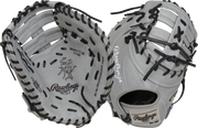 Rawlings Heart Of The Hide With Contour Technology First Base Mitt 12.25-Inch Baseball Glove - Right Hand Thrower - Gray