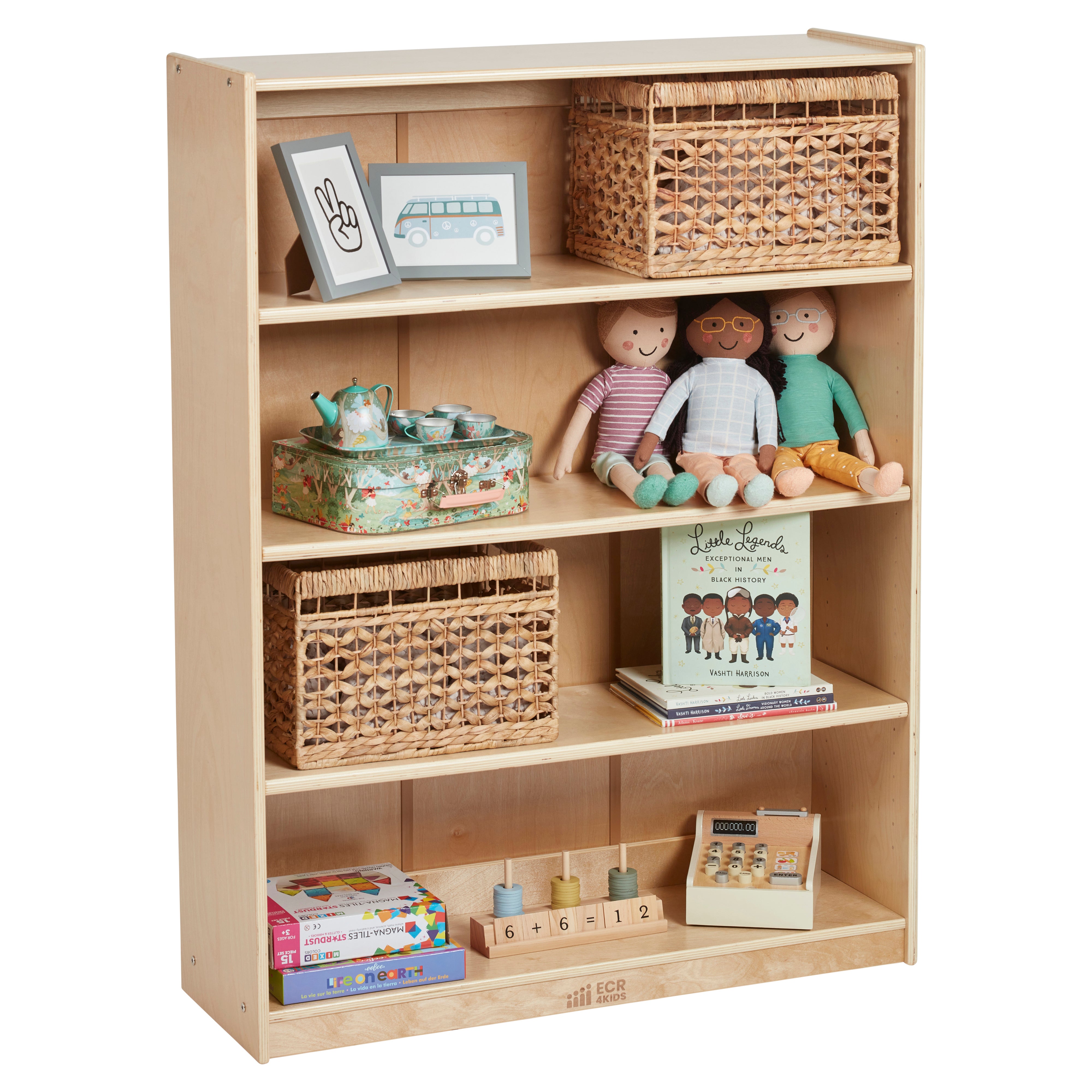 48in H Classic Bookcase - Natural