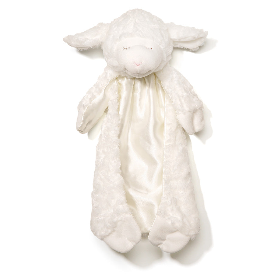 Baby GUND Winky Lamb Huggybuddy Stuffed Animal with Built-in Baby Blanket, White, 15”