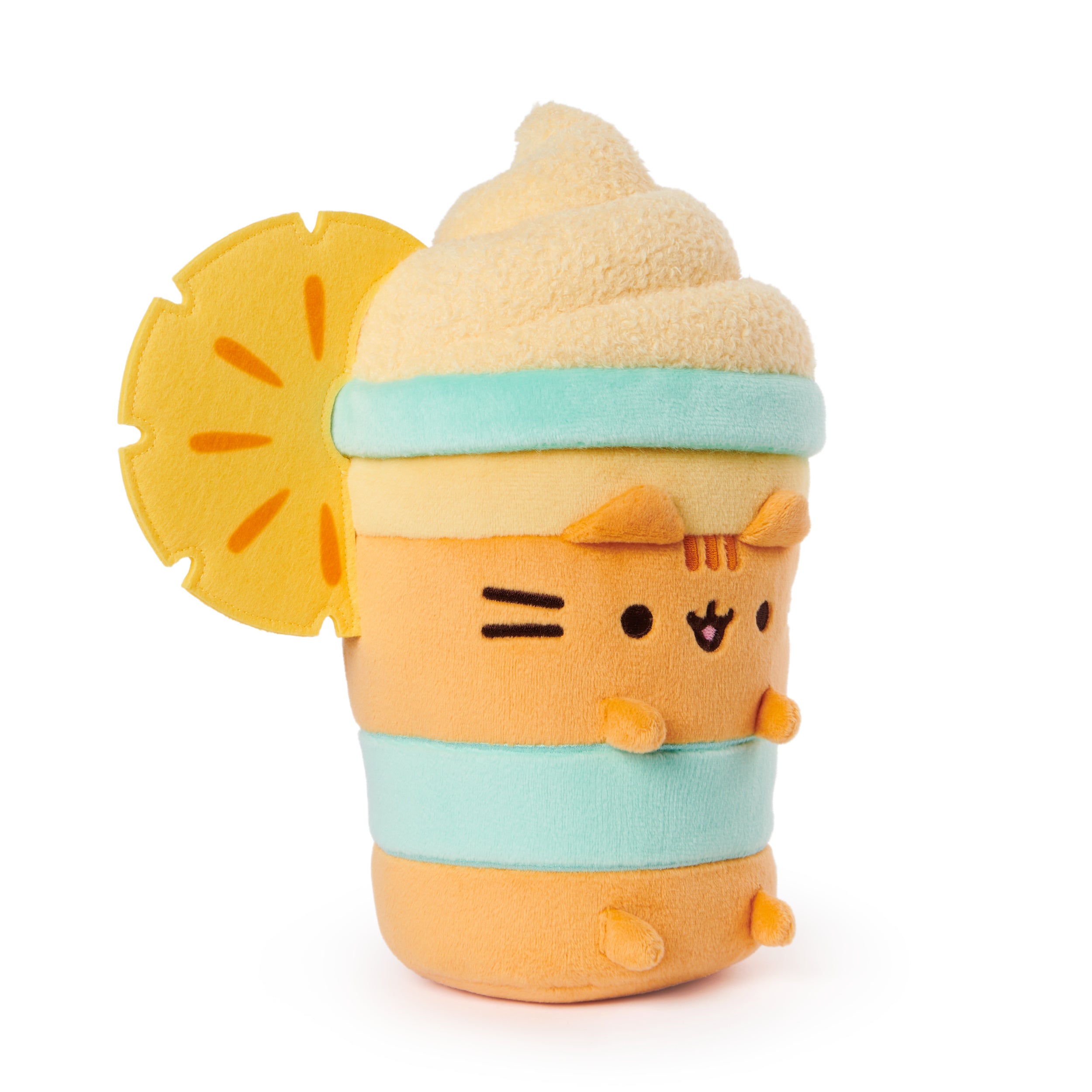 GUND Pusheen Pineapple Float Plush, Cat Stuffed Animal for Ages 8 and Up, Orange, 9.5”