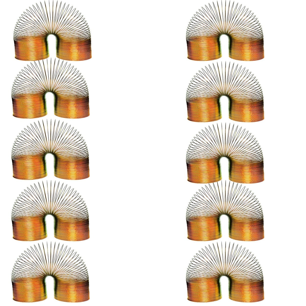 Wave Demonstration, Helix Slinky, 7.5cm Coiled Diameter x 100mm, Pack of 10