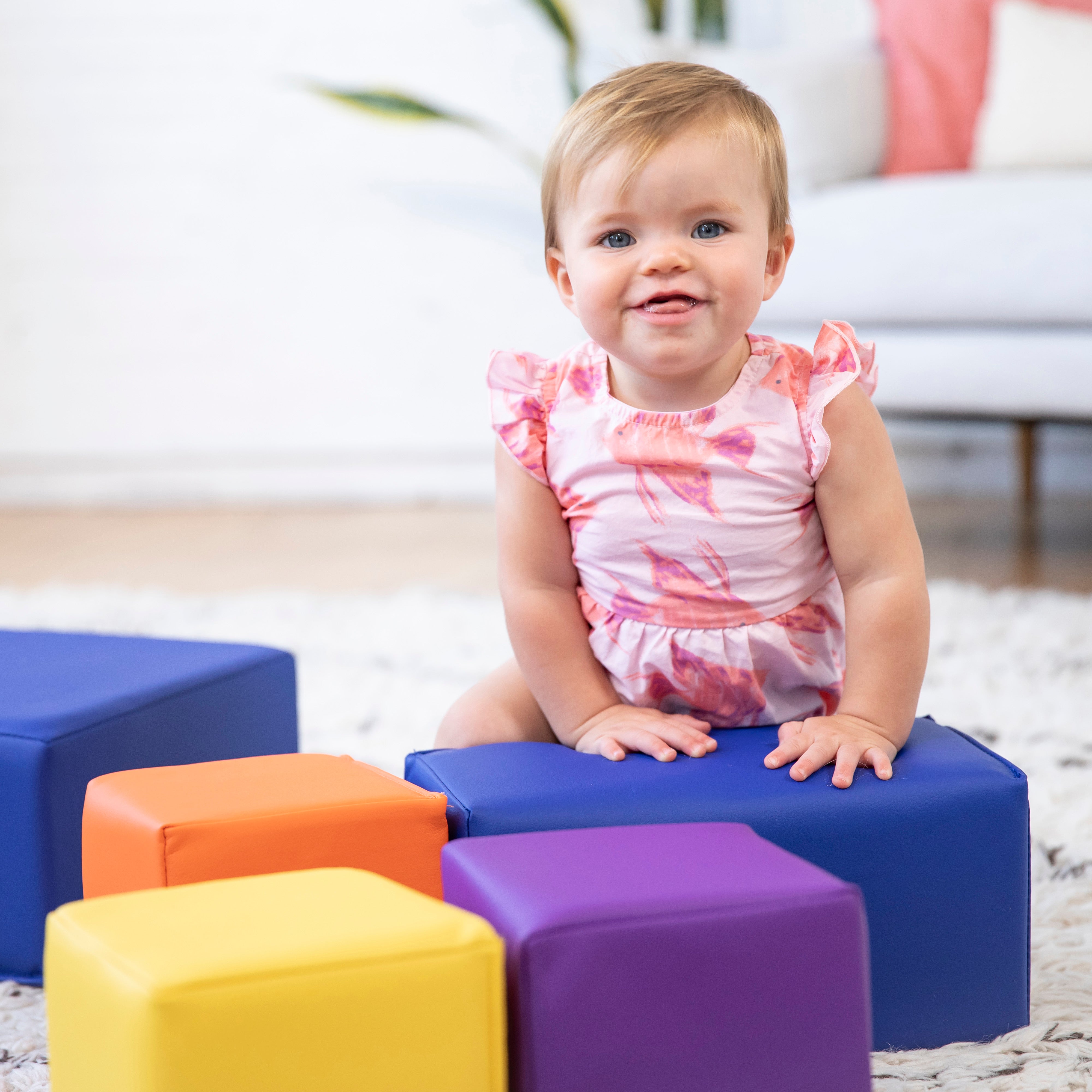 SoftZone Toddler Foam Blocks 7-Piece - Assorted
