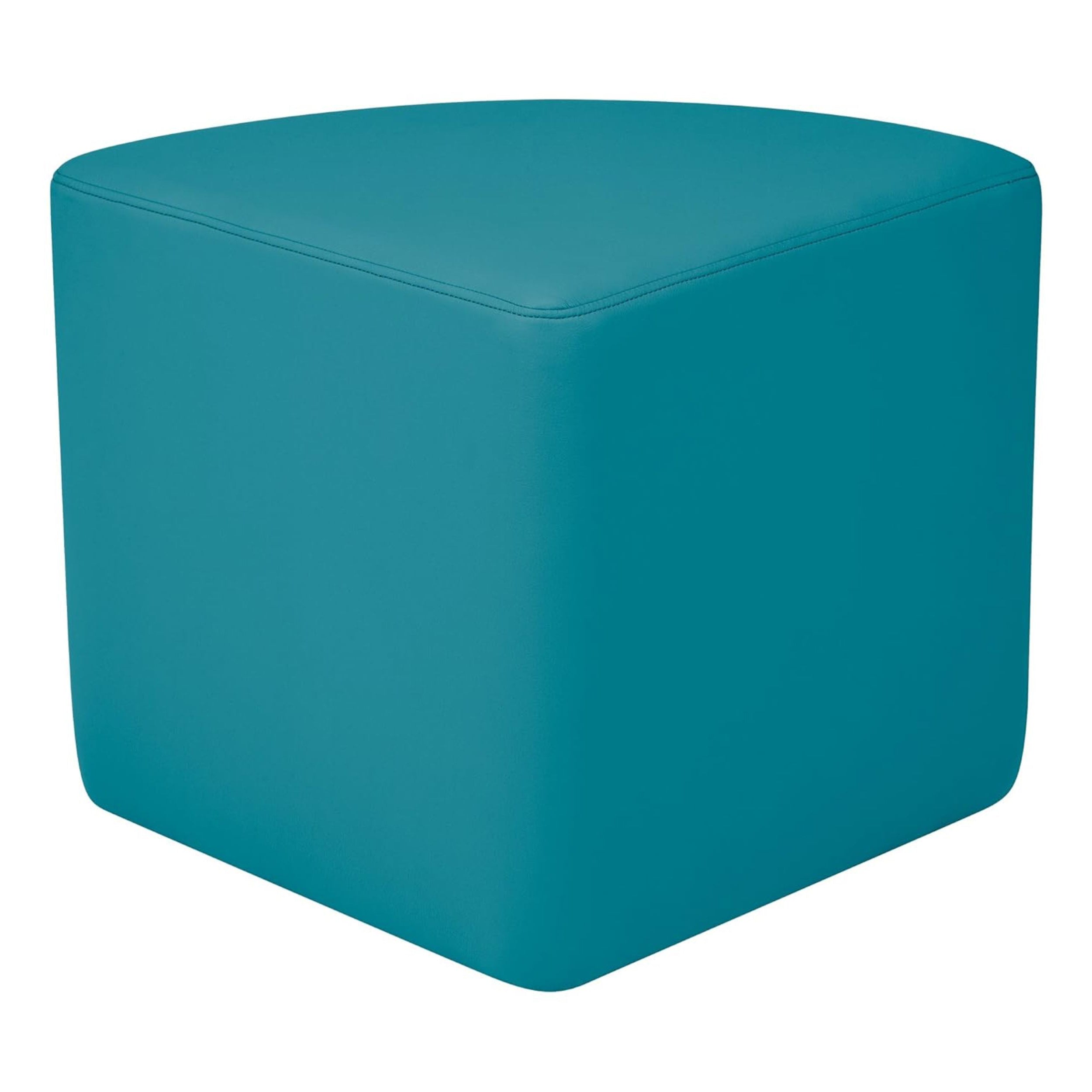 Pro Series Upholstered Pie Ottoman 18" Height - Teal
