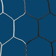Soccer Goal Replacement Nets (5-1/2 in. - 5mm Hex Braid) - Nova  Premier Goal (8 ft.H x 24 ft.W x 4 ft.B x 10 ft.D) (Black/White)
