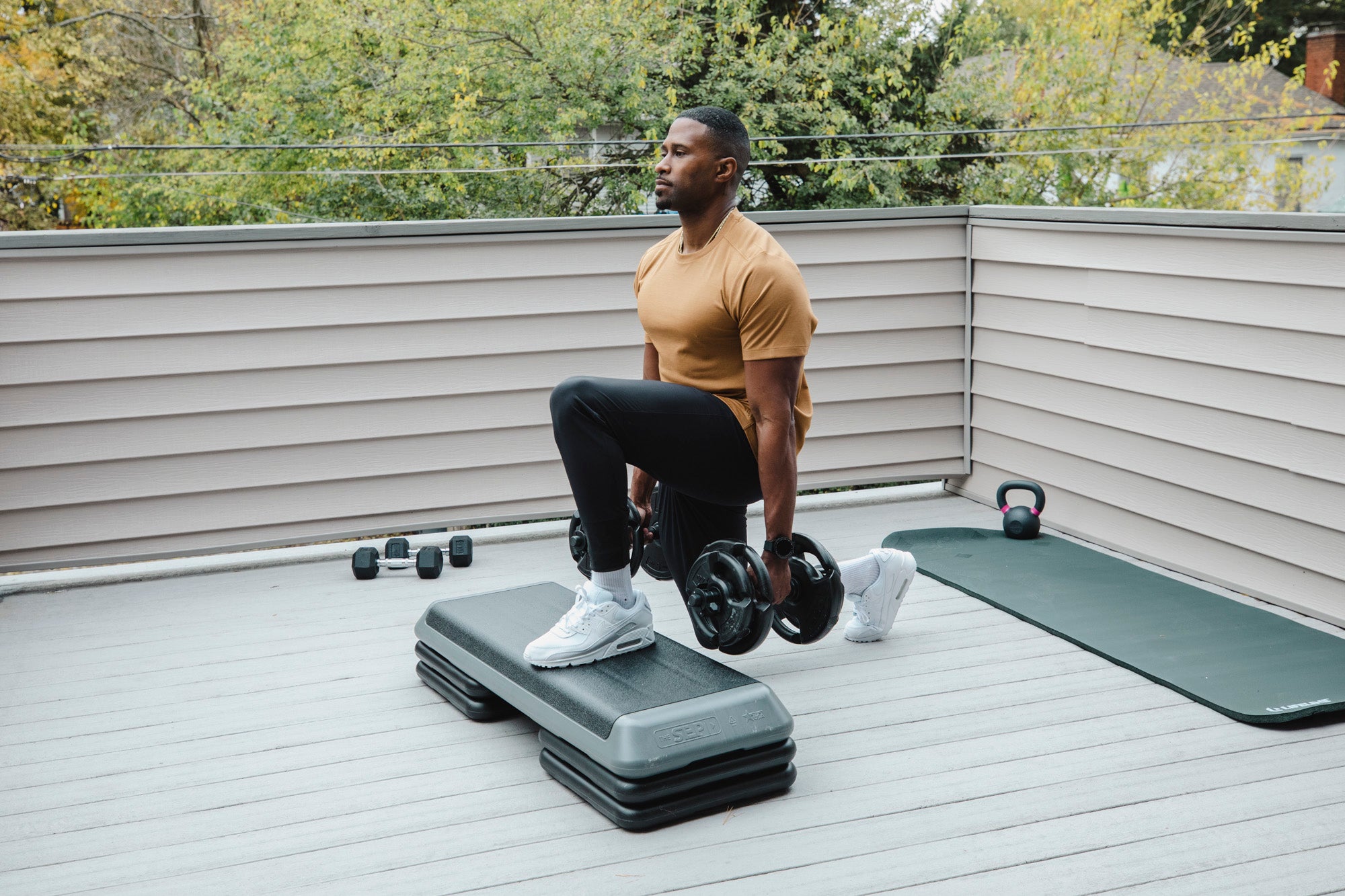 Step Adjustable Dumbbell Set
