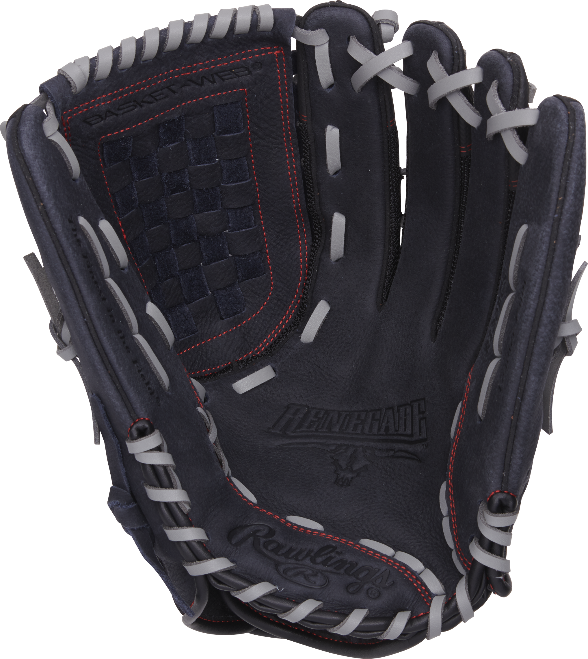 Rawlings Renegade Series 13-Inch Softball Glove  - Right Hand Thrower - Black