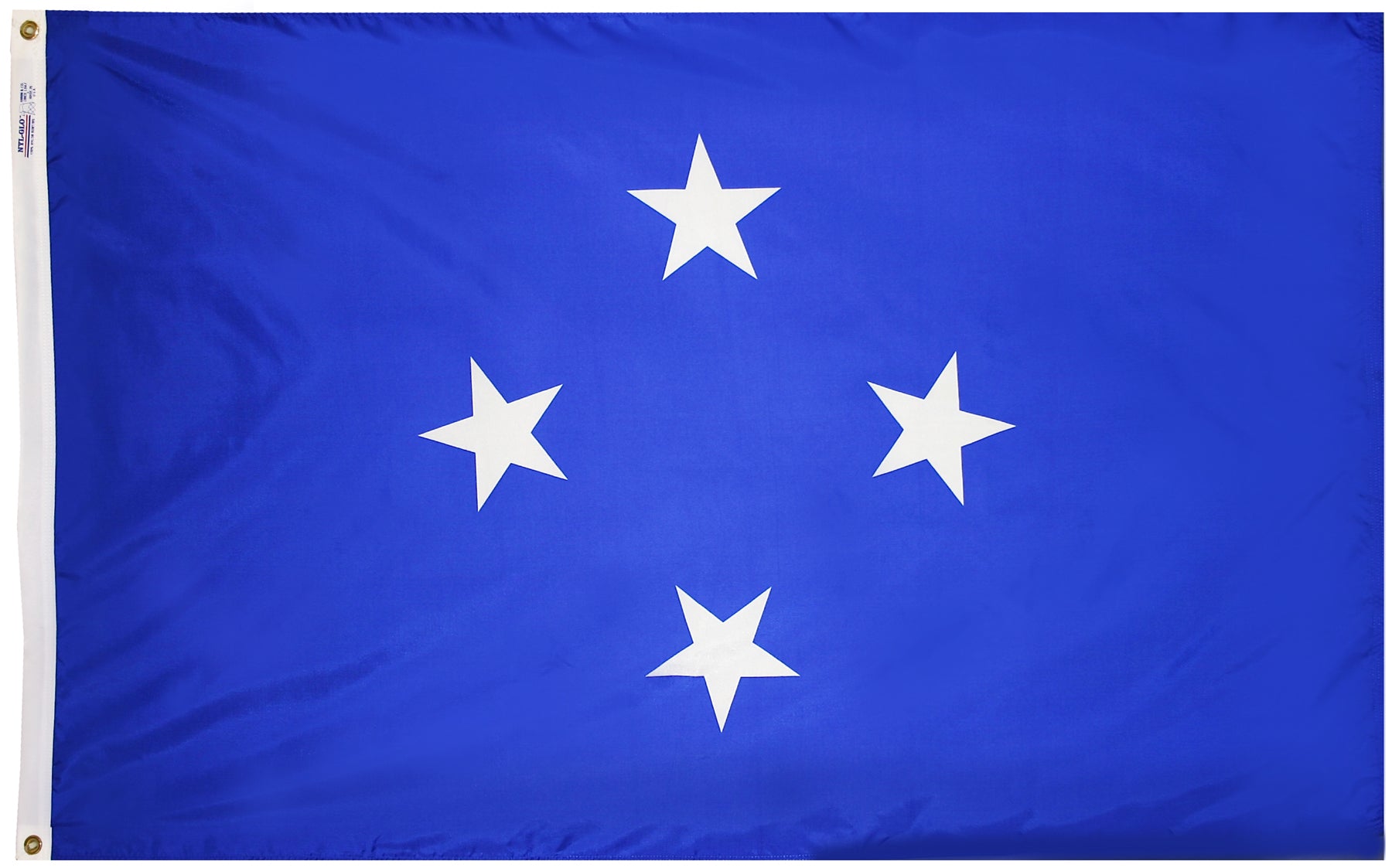 Micronesia Flag 3x5 ft. Nylon SolarGuard Nyl-Glo 100% Made in USA to Official Design Specifications.