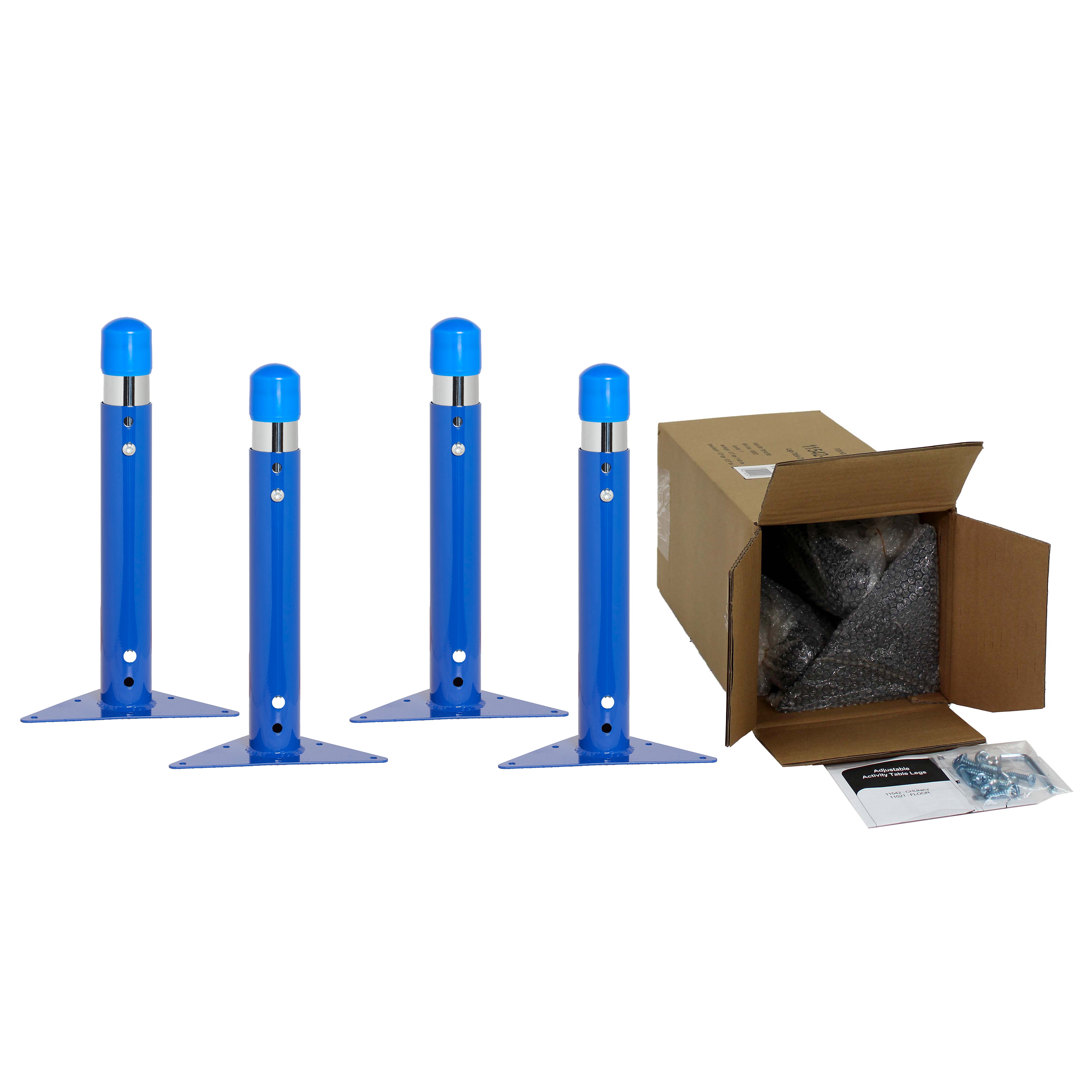 Chunky Legs for Activity Tables, 4-Piece - Blue