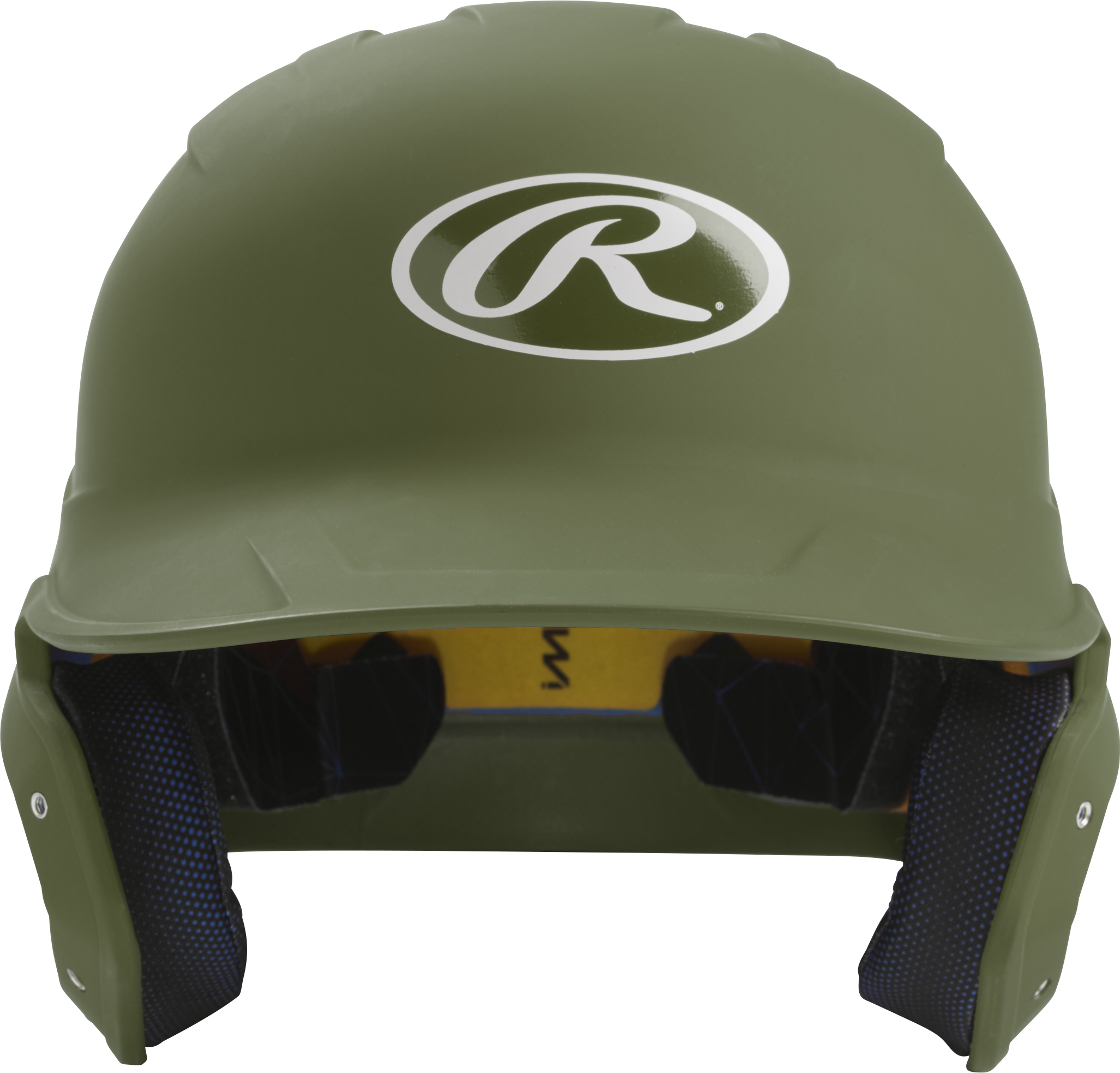 Rawlings Mach Matte Senior Baseball Helmet - Military Green