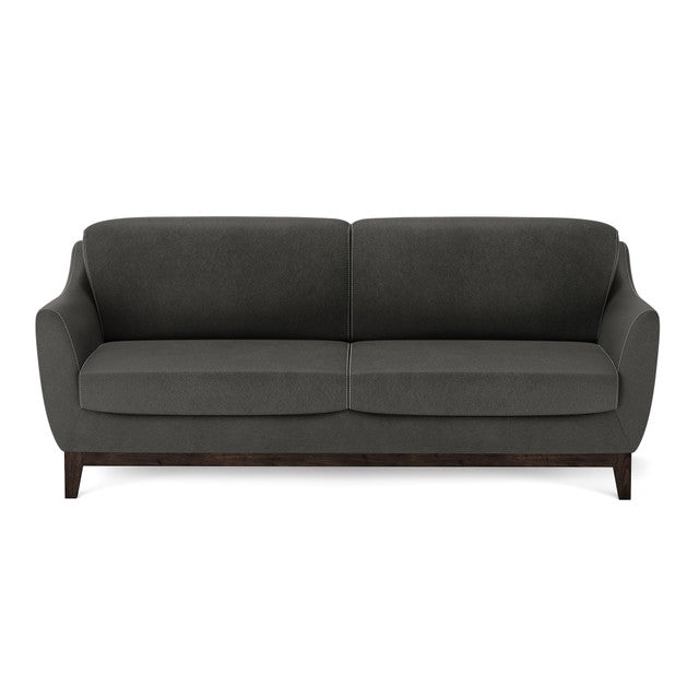 OfficeSource Harper Sofa - Smoke PU Leather
