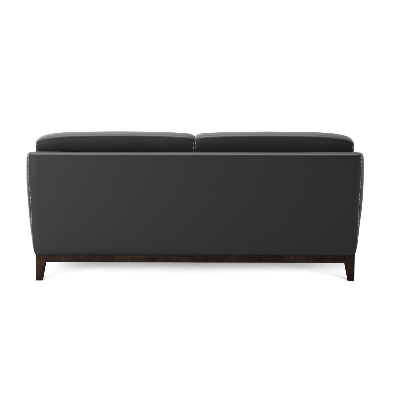 OfficeSource Harper Sofa - Black PU Leather