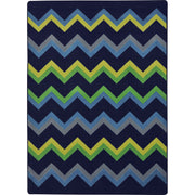 Sonic 10'9" x 13'2" area rug in color Navy