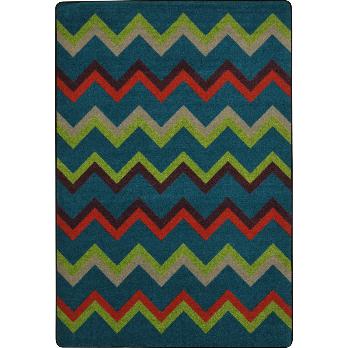 Sonic 5'4" x 7'8" area rug in color Tropics