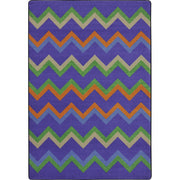 Sonic 10'9" x 13'2" area rug in color Violet