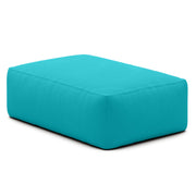 Jaxx Tybee Large Outdoor Lounge w/ Bolster and Ottoman - Sunbrella Charcoal