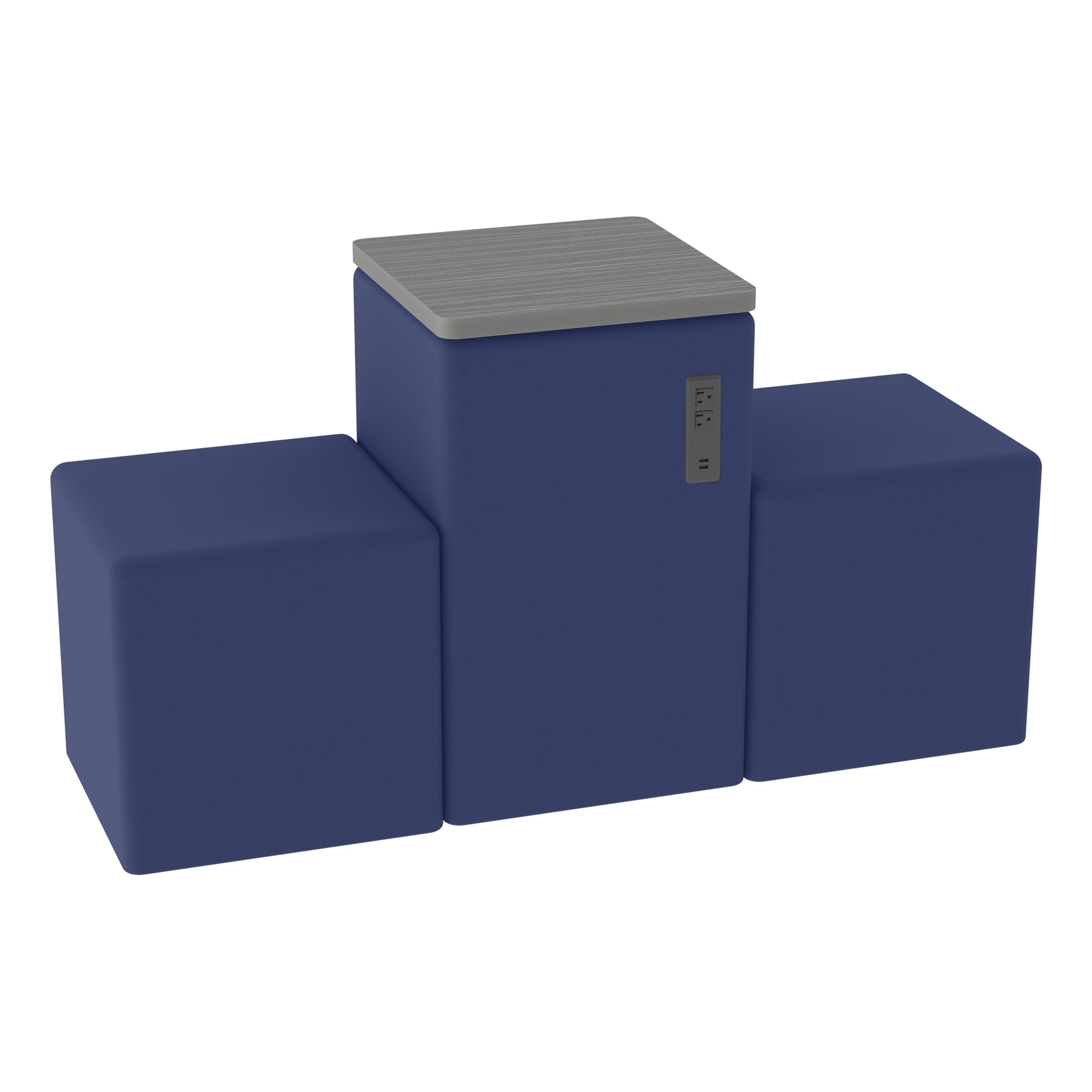 Pro Series Recharge Hub, 3-Piece Set - Navy/Cosmic Strandz