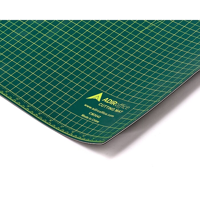30 in. x 42 in. Self Healing Reversible Cutting Mat, Green/Black
