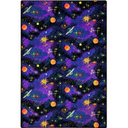 Space Explorer 12' x 18' area rug in color Fluorescent