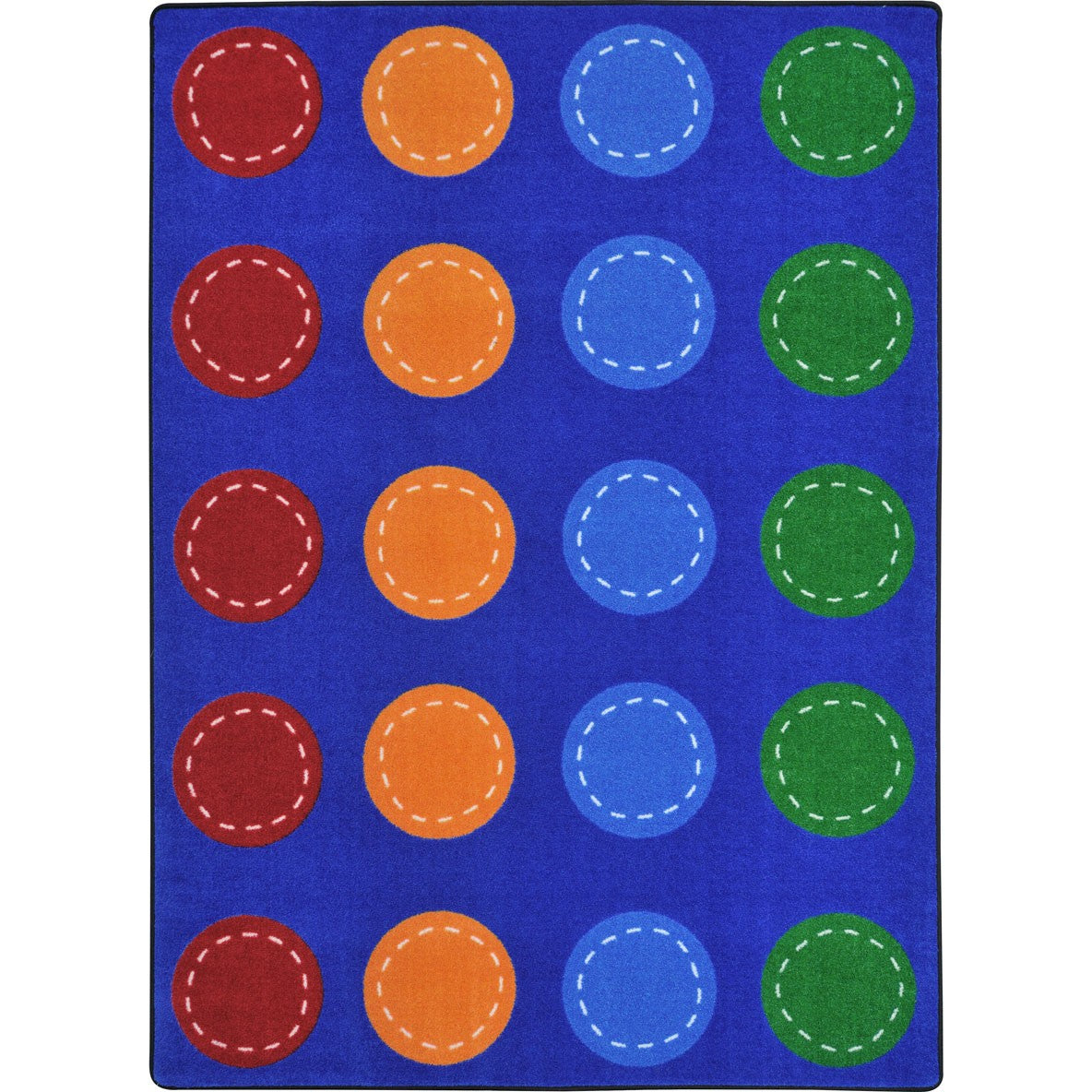 Spaces and Places 5'4" x 7'8" area rug in color Multi