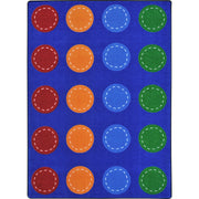 Spaces and Places 5'4" x 7'8" area rug in color Multi