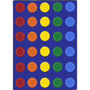Spaces and Places 10'9" x 13'2" area rug in color Multi