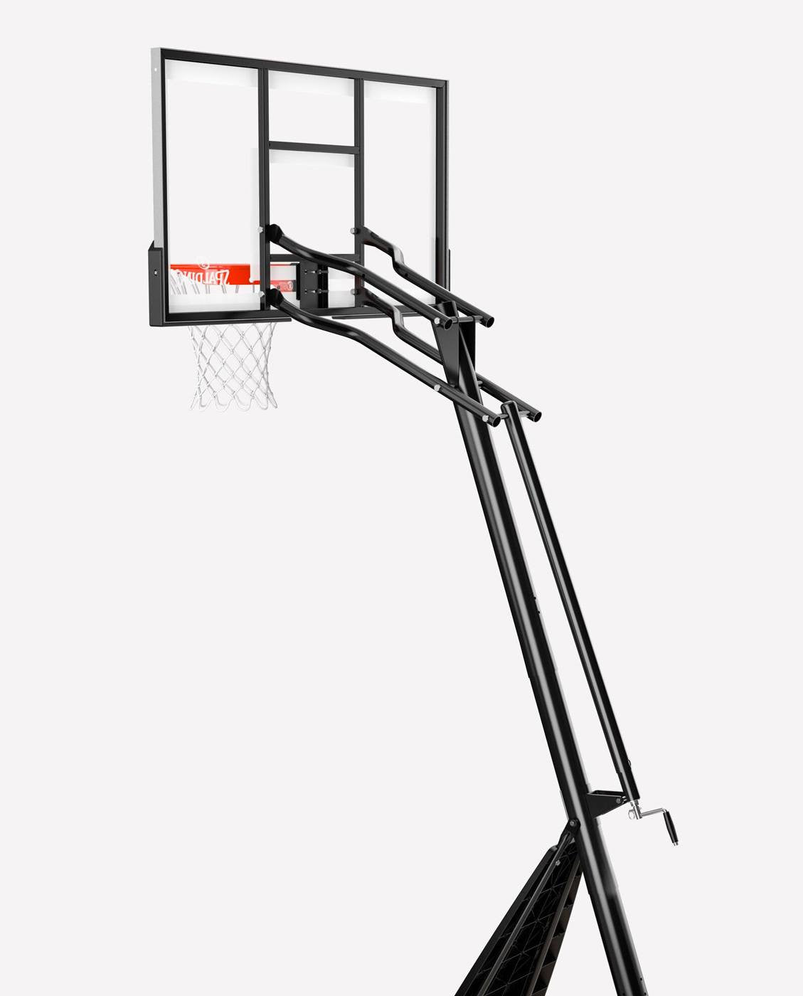 Spalding 54" Acrylic Ultimate Hybrid Portable Basketball Hoop