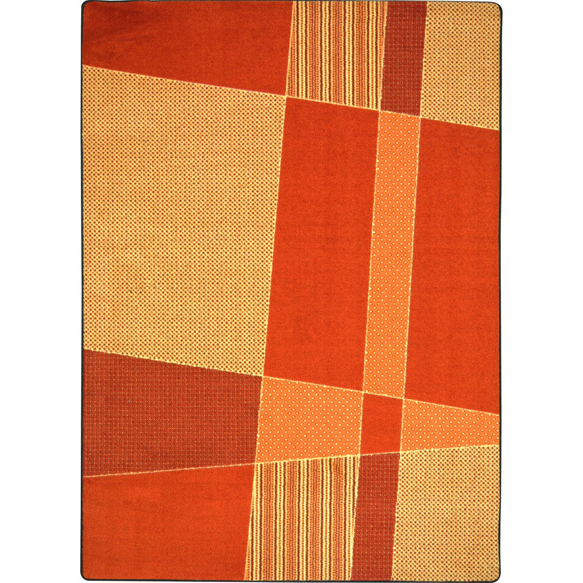 Spazz 3'10" x 5'4" area rug in color Orange