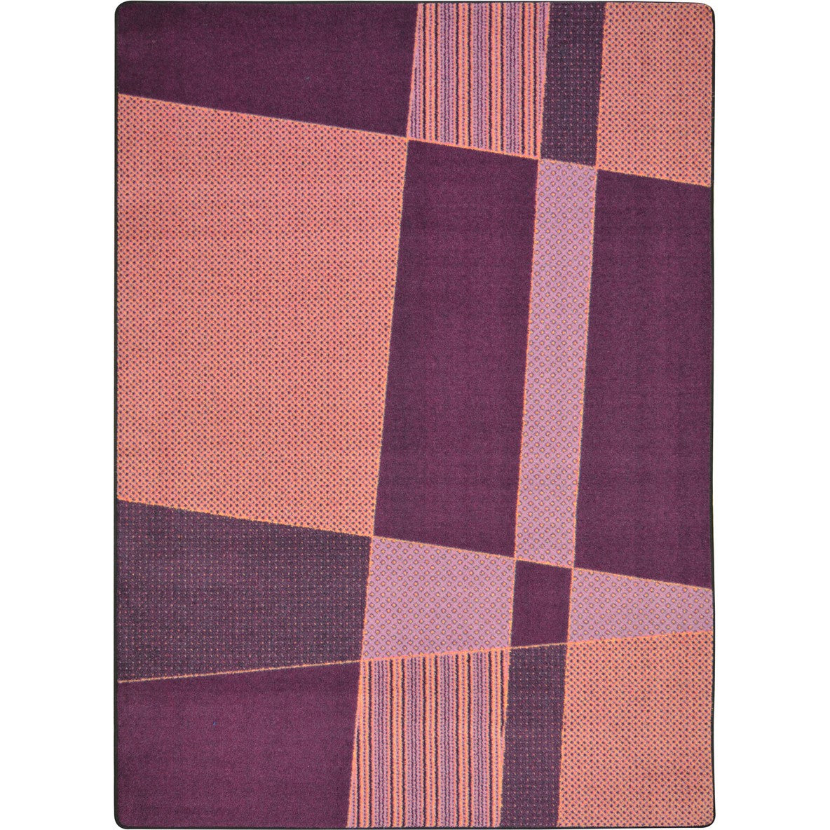 Spazz 3'10" x 5'4" area rug in color Purple