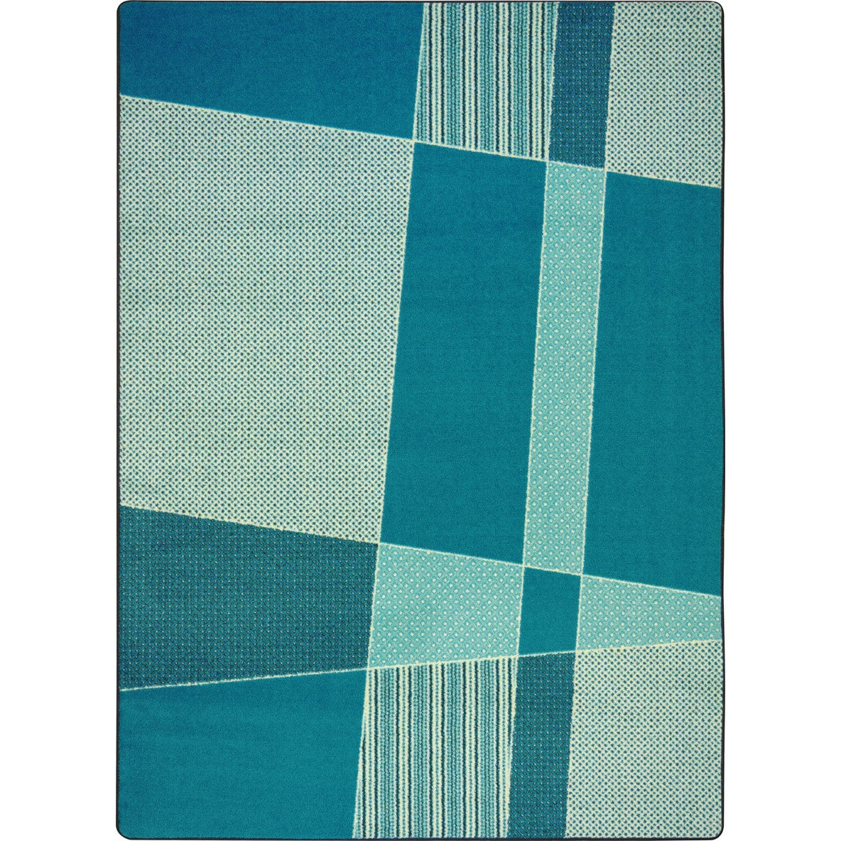 Spazz 3'10" x 5'4" area rug in color Teal