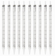 Pipette Serological, 50ml Capacity by 0.5ml, Plastic, Sterile, Color Coded (Black), Pack of 10