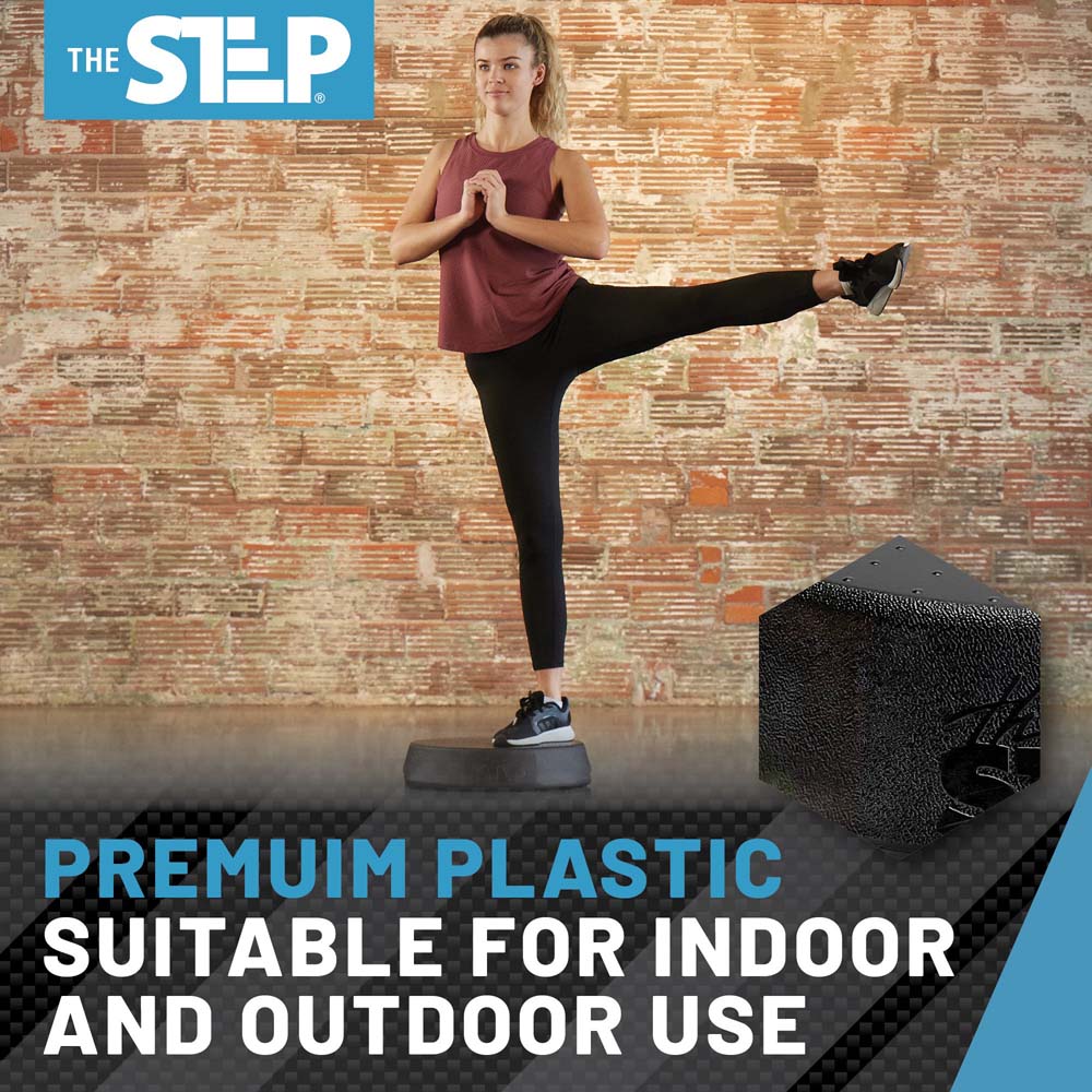 Round Aerobic Step - Black