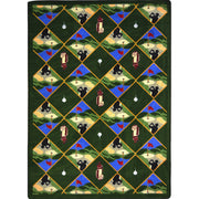 Spike N' Tee 7'8" x 10'9" area rug in color Multi