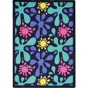 Splat 3'10" x 5'4" area rug in color Navy