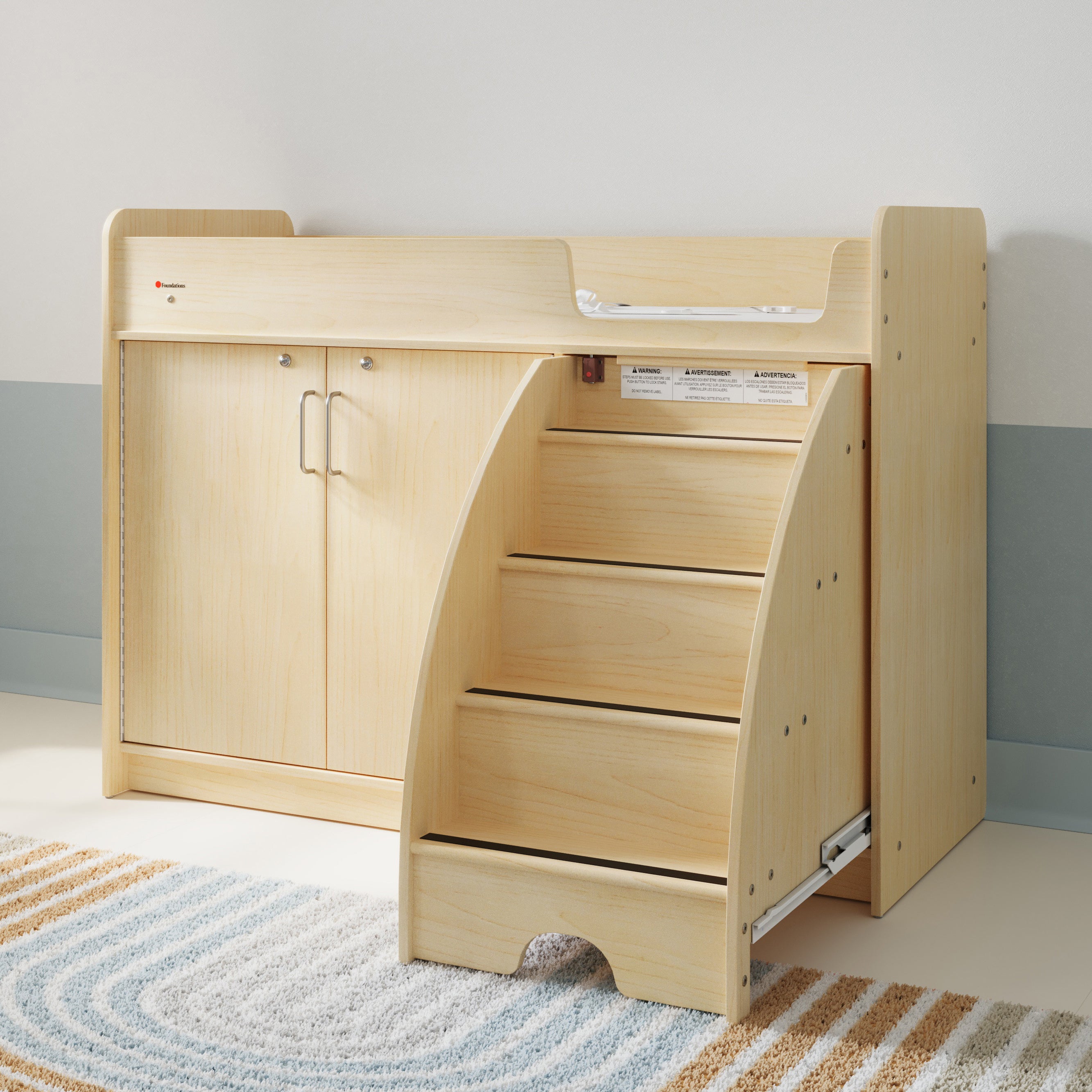 SafeStep Changing Table Right Stairs