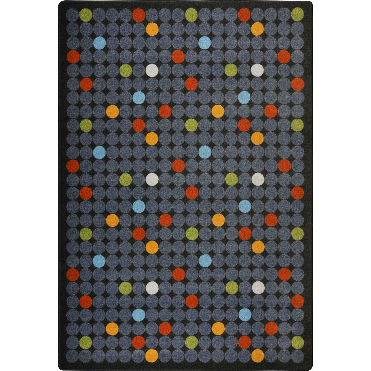 Spot On 3'10" x 5'4" area rug in color Licorice