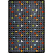Spot On 5'4" x 7'8" area rug in color Licorice