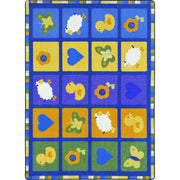 Spring Things 5'4" x 7'8" area rug in color Multi