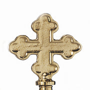 84 10-1/8 IN BRASS BOTONEE CROSS
