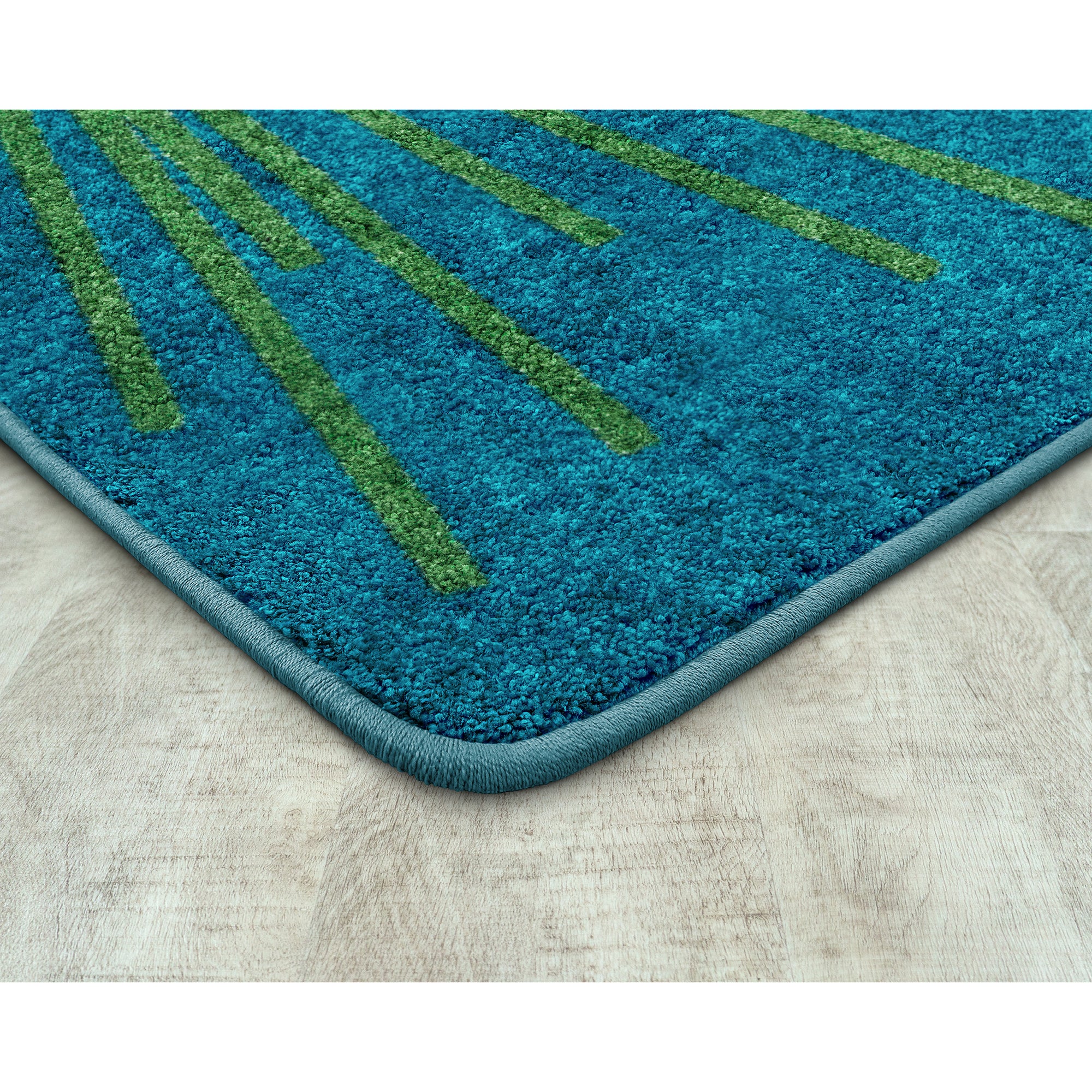 Sputnik 5'4" x 7'8" area rug in color Citrus