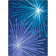 Sputnik 7'8" x 10'9" area rug in color Violet