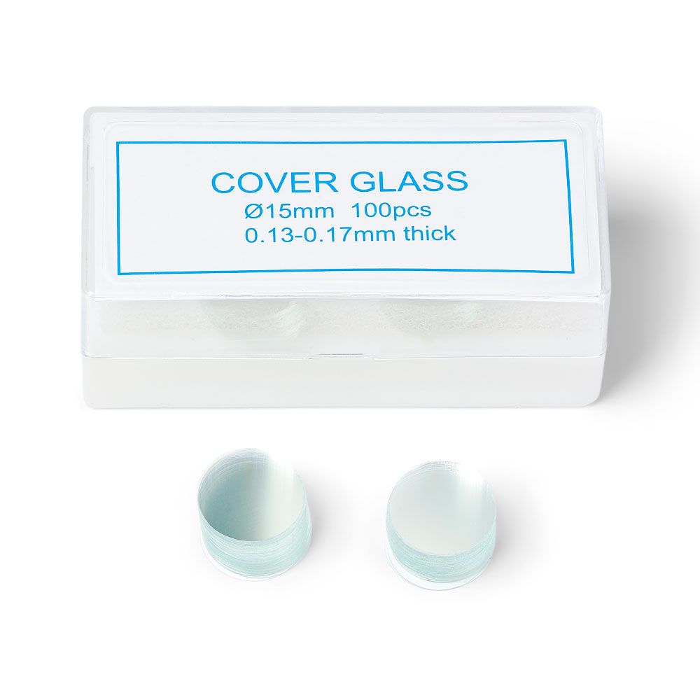United Scientific® Round Coverslips  15 mm