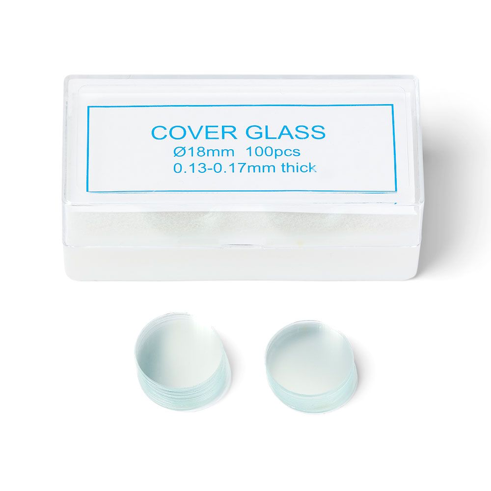 United Scientific® Round Coverslips  18 mm